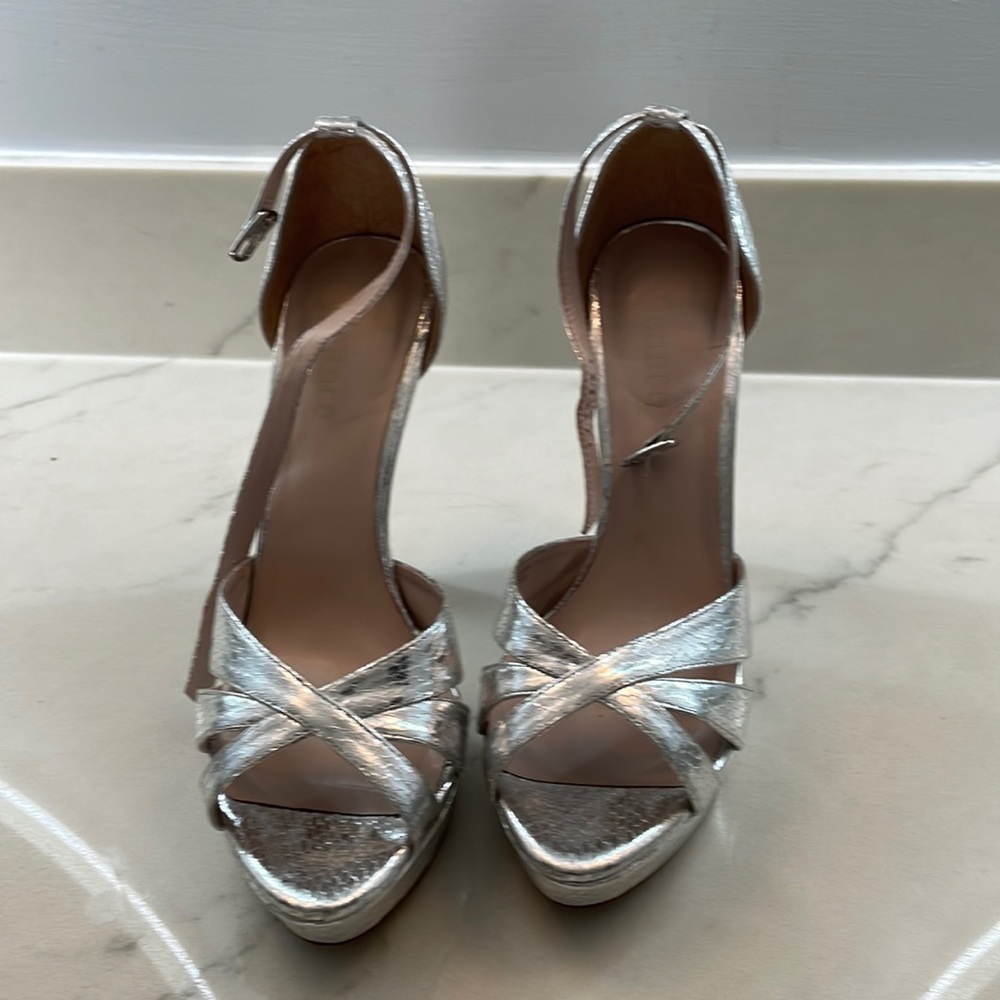 Silver heels
